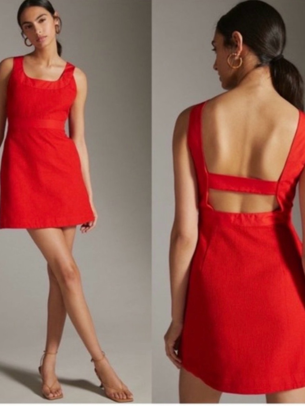 Maeve Sleevless Squareneck Mini Dress
Anthropologie size 6